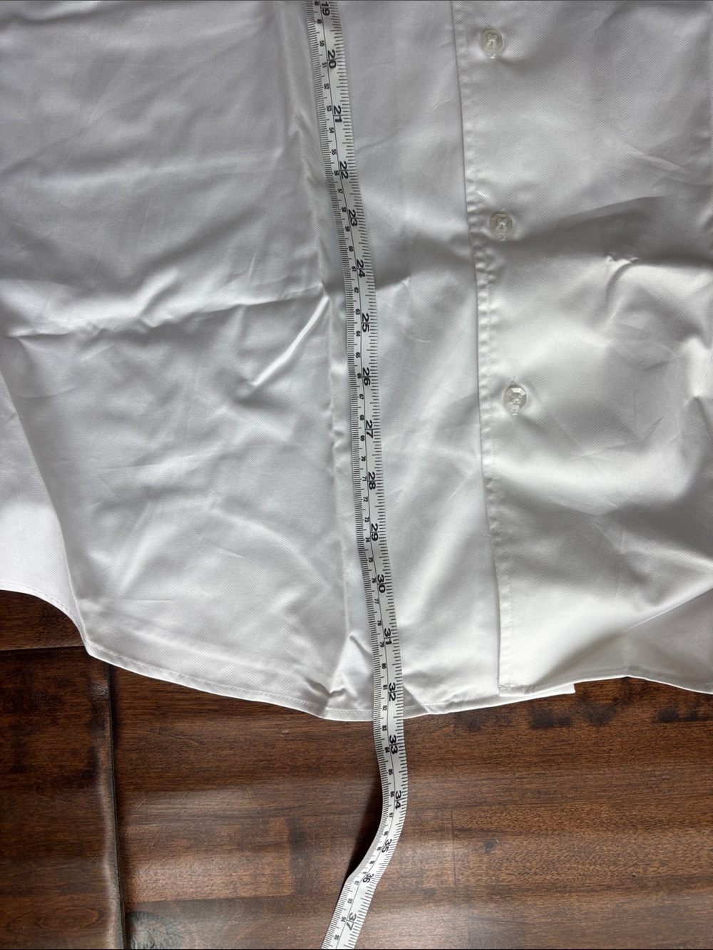 White Cotton Dress Shirt - Picture 5 of 10